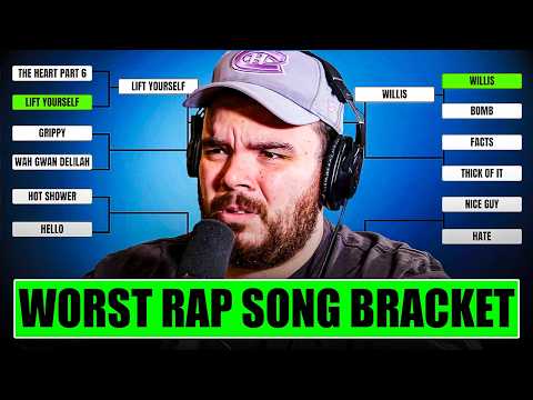 Worst Rap Songs of All Time Bracket