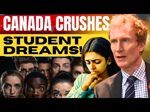 SHOCKING! 🇨🇦 Canada SLAMS the Brakes on Student Visas! 😱📉