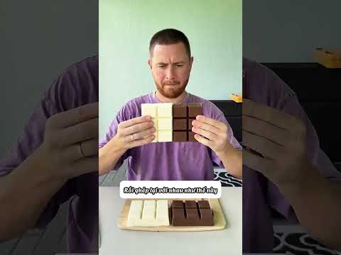 Cách để ăn 2 vị sô cô la cùng lúc #shorts #shortvideo #mukbang #anvat