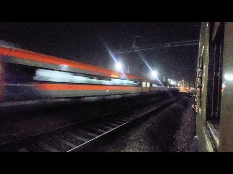 Overtake-reovertake and crossings:Crazy Night in Holi Special train between New delhi kanpur