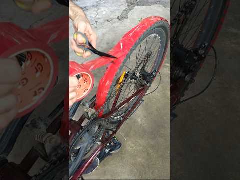 Cyclists, this Duct Tape Trick Will Come in Handy for Storing Your Bike at Home #bike #tips #tricks