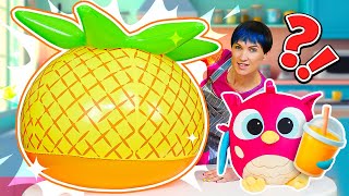 Хоп Хоп, давай поиграем! Маша Капуки ищет совёнка и находит… фрукты для компота!