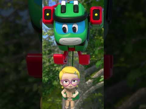 Bisakah Stegosaurus melarikan diri dari cengkeramannya?! 😈 #dinosaurus #kartun #lagu #gogodino