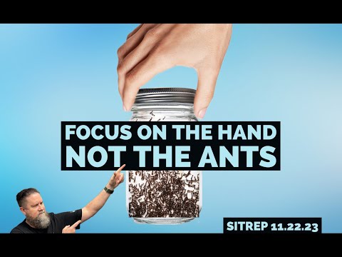 Focus on the Hand, Not the Ants - SITREP 11.22.23