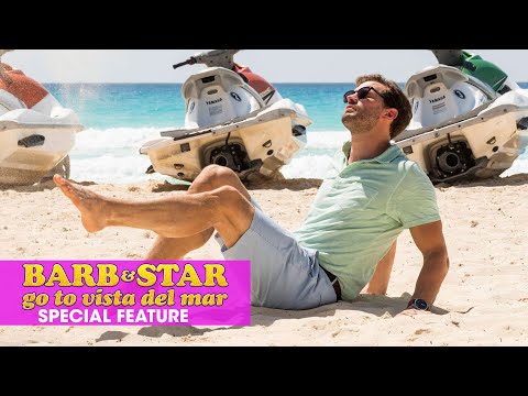 Barb & Star Go To Vista Del Mar (2021 Movie) Special Features “Emotional Dancing with Jamie Dornan”