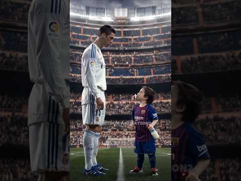 Ronaldo vs Messi (All Versions) 👶🏻😂