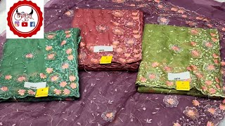 दिवाली ऑफर रेट में फैंसी साड़ीया✅| saree wholesale market in Surat| Surat saree lot shot| 