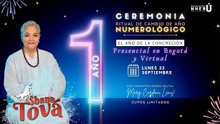 CEREMONIA DE CAMBIO DE AÑO NUMEROLÓGICO
