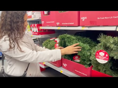 Grab a Walmart evergreen wreath - this is GENIUS!