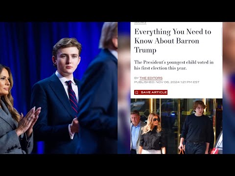 Top Facts About Barron Trump ☆ Donald's Last Born Son 🇺🇸 ☆ December 2024