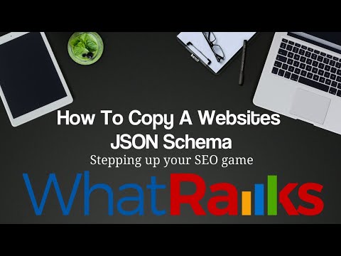 How To Copy A Websites JSON Schema - WhatRanks.com