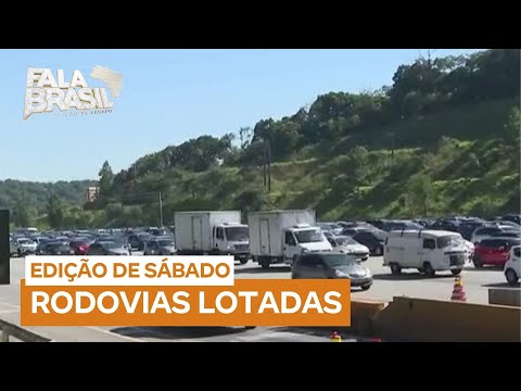 Rodovias paulistas que levam para o litoral apresentam lentidão neste sábado (1º)