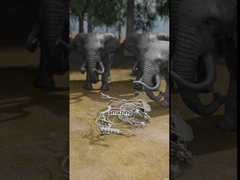 Elephants Grieve like Humans 😱 #shorts