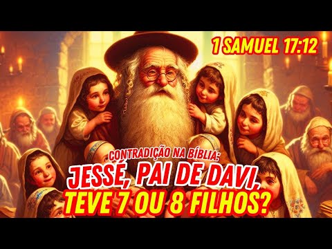 Por que um texto diz que Jessé teve 7 filhos e em outro diz que teve 8 filhos?