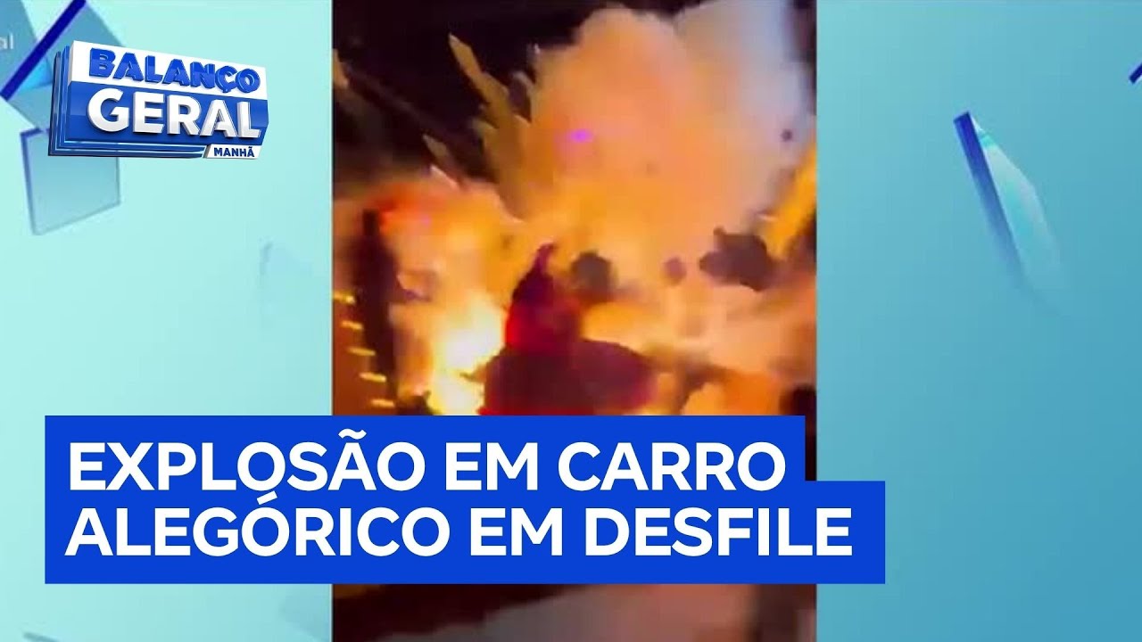 Explosão em carro alegórico deixa oito feridos em desfile popular no México