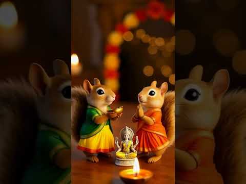 indian gilhari celebrate diwali and worship godess Laxmi #ai #shortsfeed #facts #aishorts #shorts