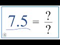 Converting Fractions and Decimals