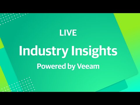 Industry Insights: New IDC Tracker & #VeeamON Preview