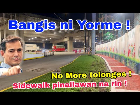 Pinailawan na rin ang Sidewalk ! Bangis ni Yorme ! Goodbye tolonges na talaga ! Plaza Dilao Manila
