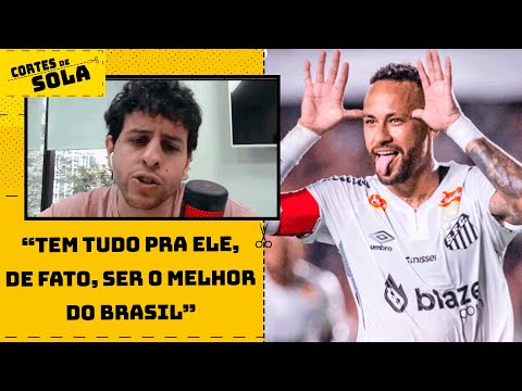 NEYMAR FEZ O SEU 1º GOL NO RETORNO AO SANTOS E TEM GENTE EMPOLGADA! COMENTAMOS