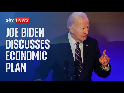 US President Joe Biden discusses economic plan in North Carolina