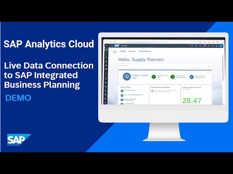 SAP Analytics Cloud Live Data Connection to SAP Integrated Business Planning