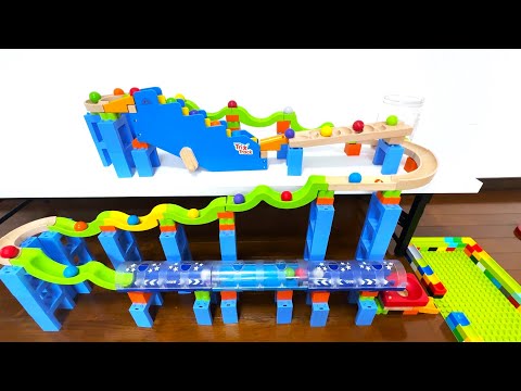 Marble Run Race ☆ TrixTrack Wave Slope  colorful Original course