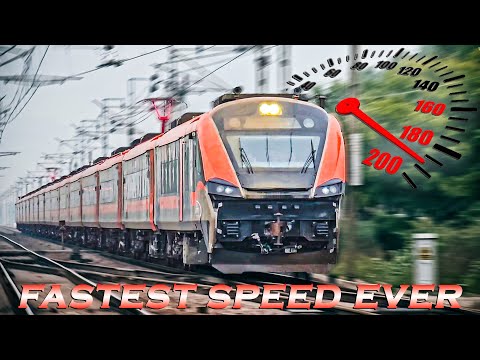 Sleeper Vande Bharat Fastest Speed Ever Recorded🔥180kmph+ High-Speed Trials