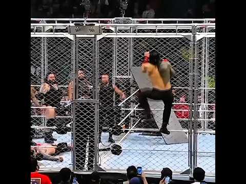 Roman Reings Destroyed Team Solo Sikoa 😈 #wwe #romanreigns #solosikoa #rondarousey #viralshort #edit