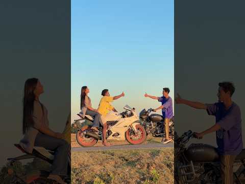 Mere Dono Bike Ko Ride Pe Jana Hey ||🏍️ ❤️ #shorts #ktm #youtubeshorts