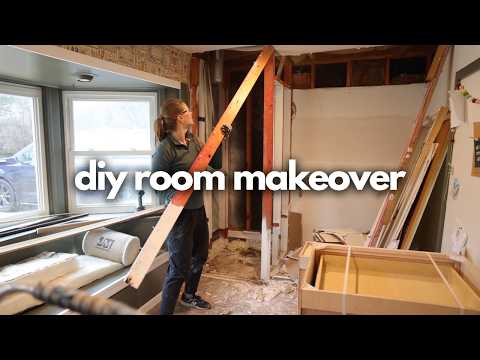 Giving this OLD room a dream makeover on a budget | DIY Home Makeover | Playroom Makeover Part 4