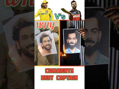 🙏 CSK vs RCB || Mahendra Singh Dhoni vs Virat Kohli #mahendrasinghdhoni #shorts #art #drawing #csk