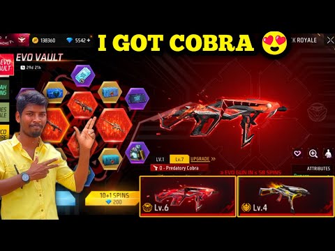 COBRA MP40 🤩 NEW EVO VALUT EVENT FREEFIRE COBRA MP40 EVO VALUT EVENT TAMIL