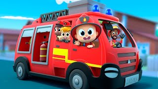 Wheels On The Fire Truck - Kids Songs & Nursery Rhymes | Miliki Family