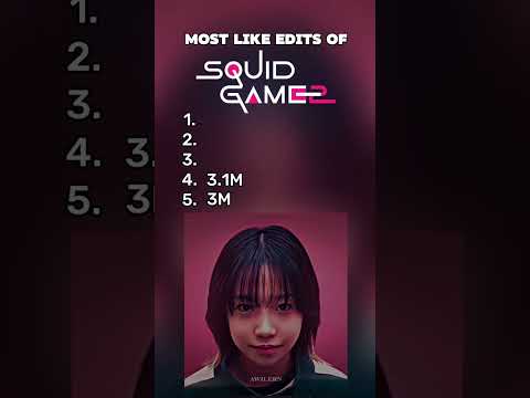Top 5 Most Liked Edits of Squid Game 2 #top5 #squidgame2 #squidgame