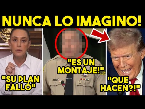 TOMALA! FRACASA PLAN EN LOS ANGELES, SUELTA LA SOPA. TRUMP SE ENREDA, PRESIDENTA LOS PONE A TEMBLAR