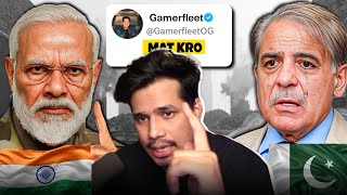 @GamerFleet Talked About His Pakistani Fans | India Vs Pakistan | Danger Sky