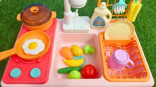 Toy Kitchen Cooking Fun ! 🍳 Learn About Food While We Play #toddlerlearning