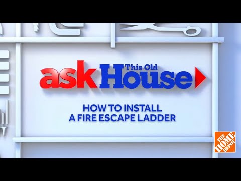 How to Install a Fire Escape Ladder