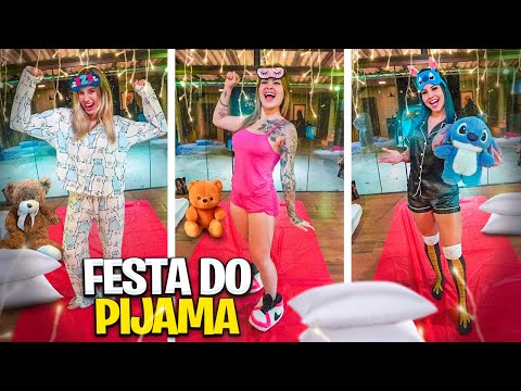 FIZ UM DESFILE NA NOSSA FESTA DO PIJAMA E O MAIS CHOCANTE ACONTECEU!!! 💤😴