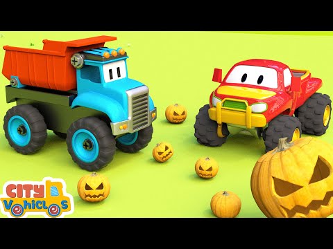 Construction vehicles build new house-crane truck, bulldozer and Emergency vehicles for kids.