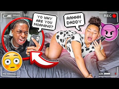 CALLING MY BOYFRIEND PHONE WHILE MOANING PRANK!!! **He Cries**