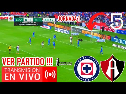 Cruz Azul vs. Atlas En Vivo DONDE VER, A QUE HORA DIA JUEGA CRUZ AZUL VS ATLAS PARTIDO JORNADA 1