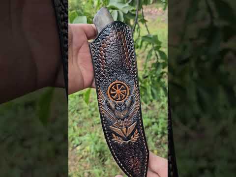 # #damascusblade # #medievalblacksmith # #customknifemaker # #damascussteel # #handmade # #blade