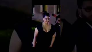 Kajol hot in black dress #navel #rare #clevege