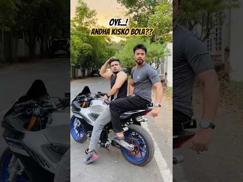 When plan goes wrong😂😆 #farazstuntrider #comedy #funny #hayabusa