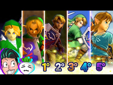 ¿QUIÉN ES el MEJOR y PEOR LINK de SMASH BROS?