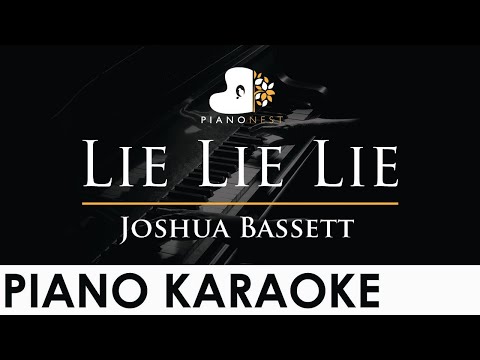 Joshua Bassett – Lie Lie Lie – Piano Karaoke Instrumental Cover with Lyrics