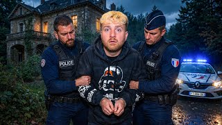 Almost ARRESTED Inside Abandoned Secret Agents House - Urban Exploration GONE WRONG!