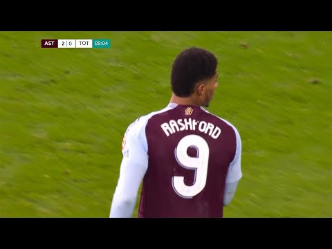 Marcus Rashford FIRST GAME for Aston Villa | DEBUT